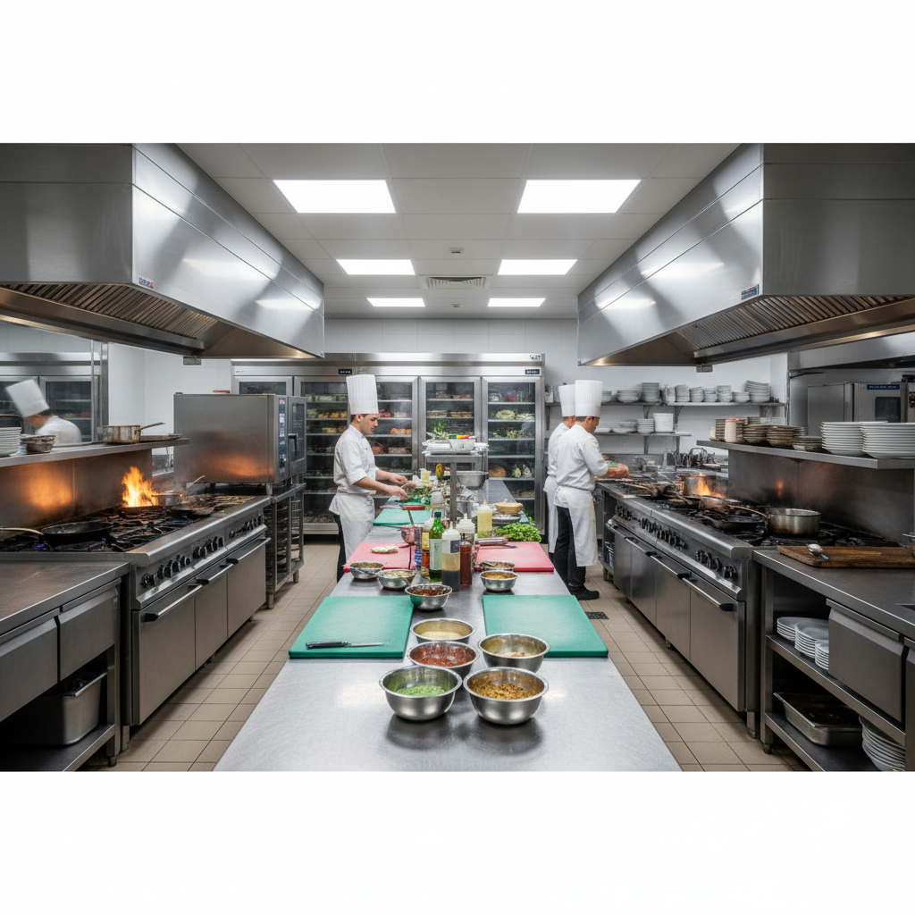 המדריך לתכנון מטבח תעשייתי שמחזיק שנים: מה חובה לדעת לפני שמתחילים