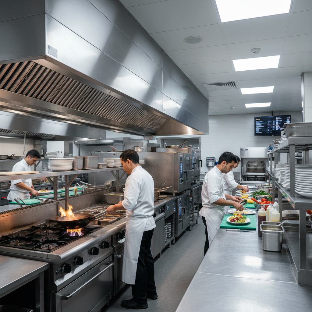 מאחורי מטבח מסעדה מצליח: השילוב בין תכנון נכון לציוד מקצועי